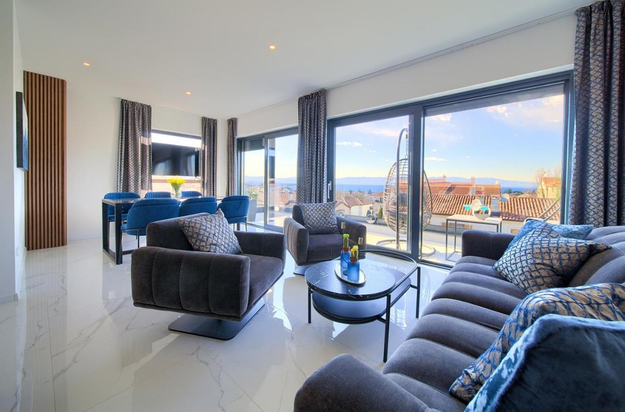 Penthouse Rosa Malinska Exterior foto